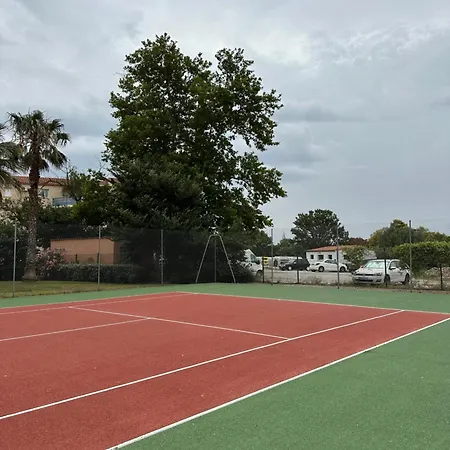 T2 Rdc A En Roussillon Europa 4 Pers ,piscine,clim, Tennis, Parking