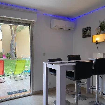T2 Rdc A En Roussillon Europa 4 Pers ,piscine,clim, Tennis, Parking