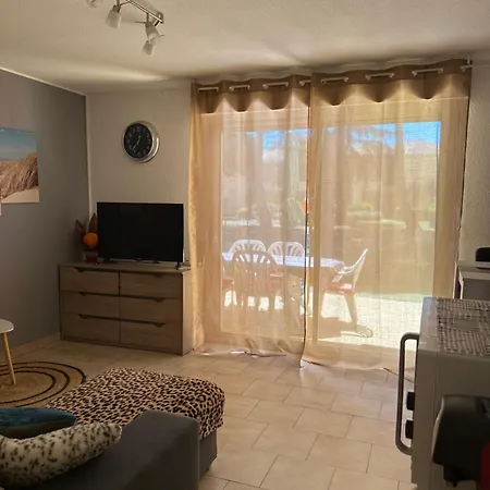 T2 Rdc A En Roussillon Europa 4 Pers ,piscine,clim, Tennis, Parking Apartment