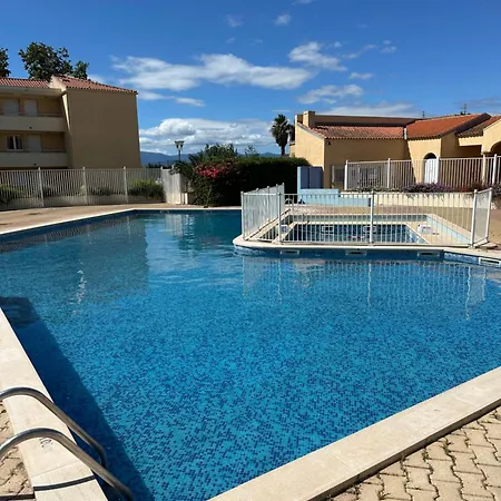 Joliet2 ,rdc,piscine,clim,parking,tennis ,canet En Roussillon *