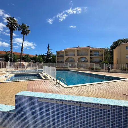 Apartment T2 Rdc A En Roussillon Europa 4 Pers ,piscine,clim, Tennis, Parking Canet-en-Roussillon