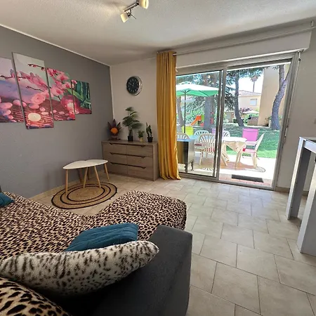 T2 Rdc A En Roussillon Europa 4 Pers ,piscine,clim, Tennis, Parking Apartamento Canet-en-Roussillon