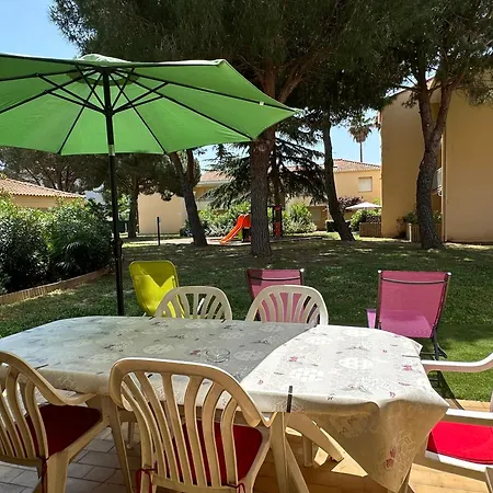 Joliet2 ,rdc,piscine,clim,parking,tennis ,canet En Roussillon Apartment