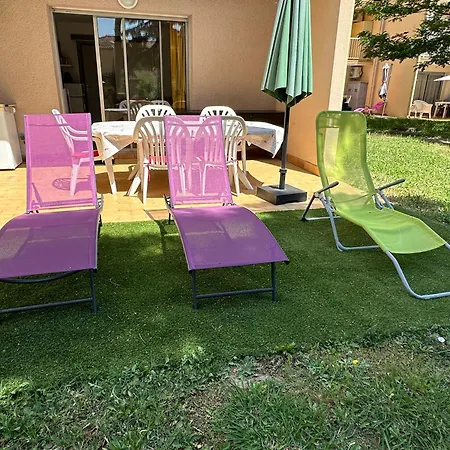 Joliet2 ,rdc,piscine,clim,parking,tennis ,canet En Roussillon * Canet-en-Roussillon