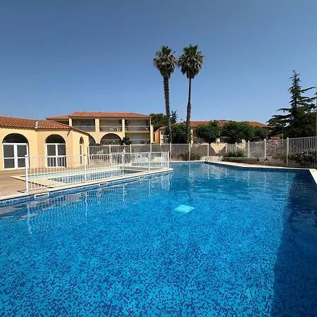 アパート T2 Rdc A En Roussillon Europa 4 Pers ,piscine,clim, Tennis, Parking