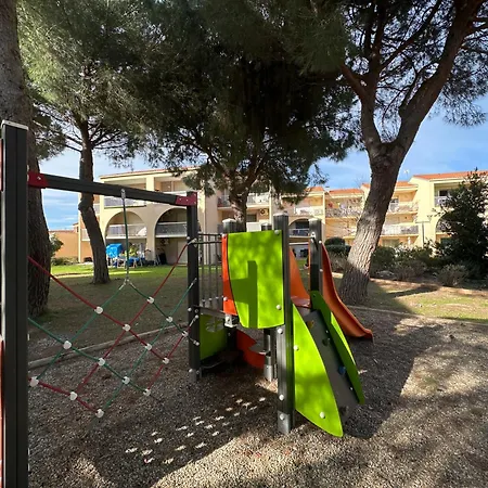 Joliet2 ,rdc,piscine,clim,parking,tennis ,canet En Roussillon Lejlighed