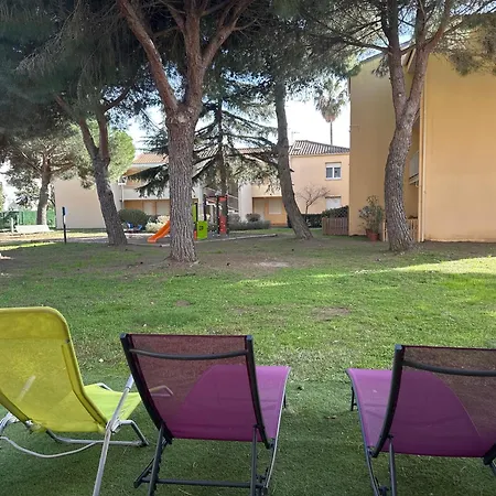 Lejlighed Joliet2 ,rdc,piscine,clim,parking,tennis ,canet En Roussillon
