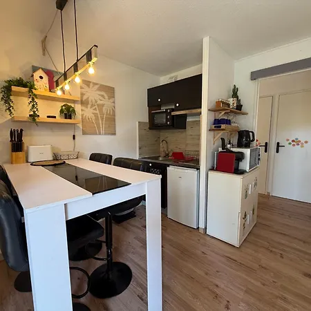 Joliet2 ,rdc,piscine,clim,parking,tennis ,canet En Roussillon Apartmán *