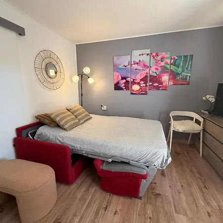 Joliet2 ,rdc,piscine,clim,parking,tennis ,canet En Roussillon شقة