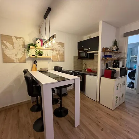 Joliet2 ,rdc,piscine,clim,parking,tennis ,canet En Roussillon