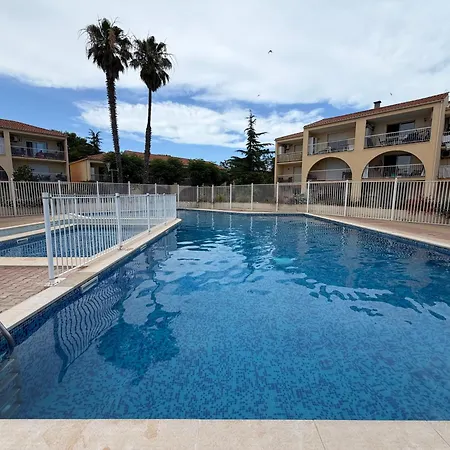 Apartmán Joliet2 ,rdc,piscine,clim,parking,tennis ,canet En Roussillon Canet-en-Roussillon
