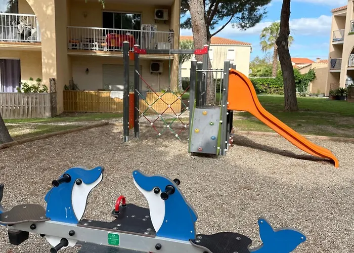 T2 Rdc A En Roussillon Europa 4 Pers ,piscine,clim, Tennis, Parking カネ
