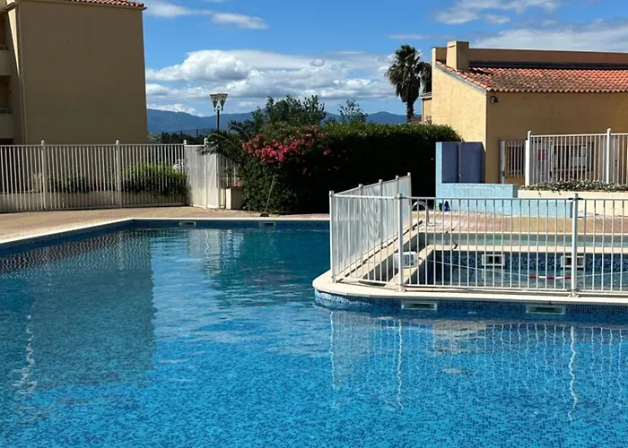 T2 Rdc A En Roussillon Europa 4 Pers ,piscine,clim, Tennis, Parking * Canet-en-Roussillon