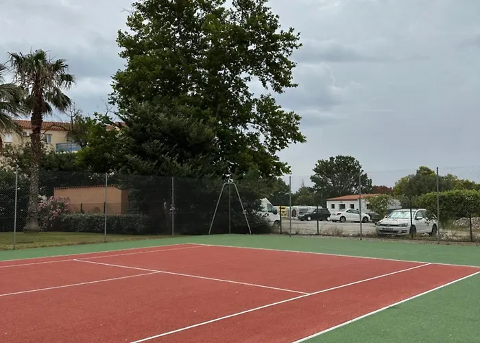 T2 Rdc A En Roussillon Europa 4 Pers ,piscine,clim, Tennis, Parking