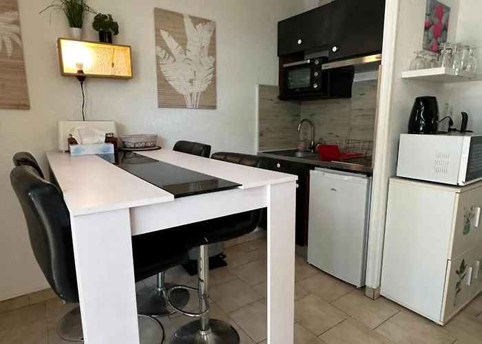 T2 Rdc A En Roussillon Europa 4 Pers ,piscine,clim, Tennis, Parking * Canet-en-Roussillon