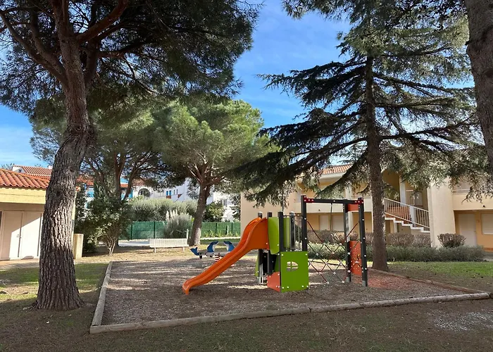 T2 Rdc A En Roussillon Europa 4 Pers ,piscine,clim, Tennis, Parking カネ