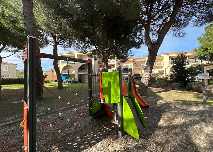 T2 Rdc A En Roussillon Europa 4 Pers ,piscine,clim, Tennis, Parking Apartman
