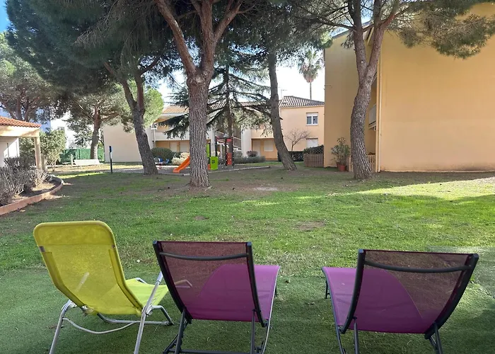 Apartman T2 Rdc A En Roussillon Europa 4 Pers ,piscine,clim, Tennis, Parking
